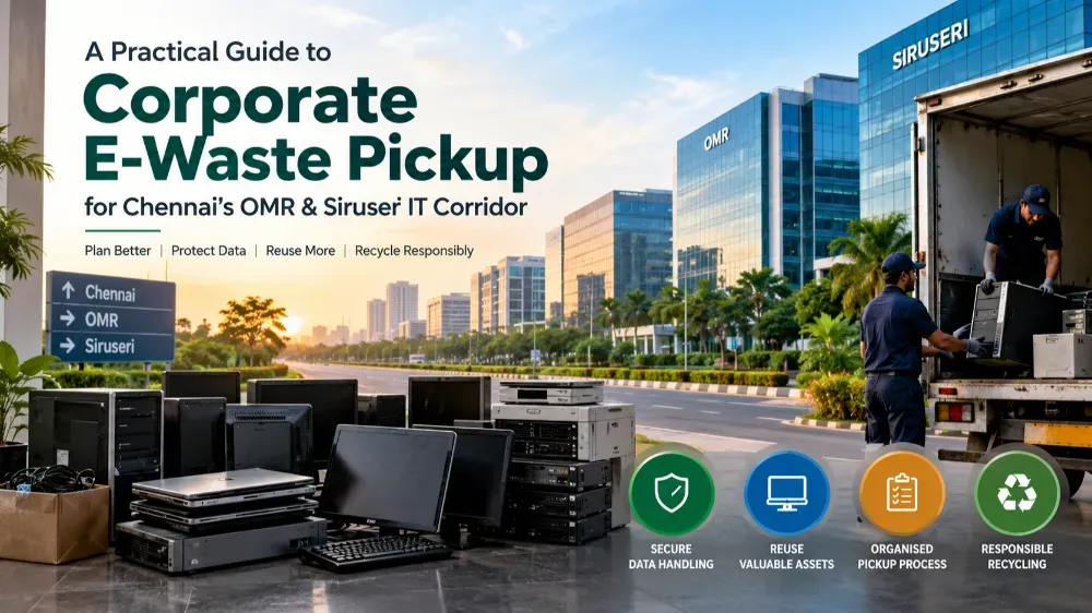 Coordinating Corporate E-Waste Pickups for Chennai’s IT Corridors (OMR & Siruseri)