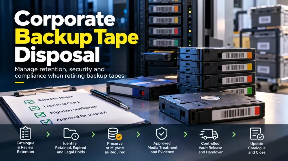 Corporate Backup Tape Retirement: Retention Decisions Before Media Disposal