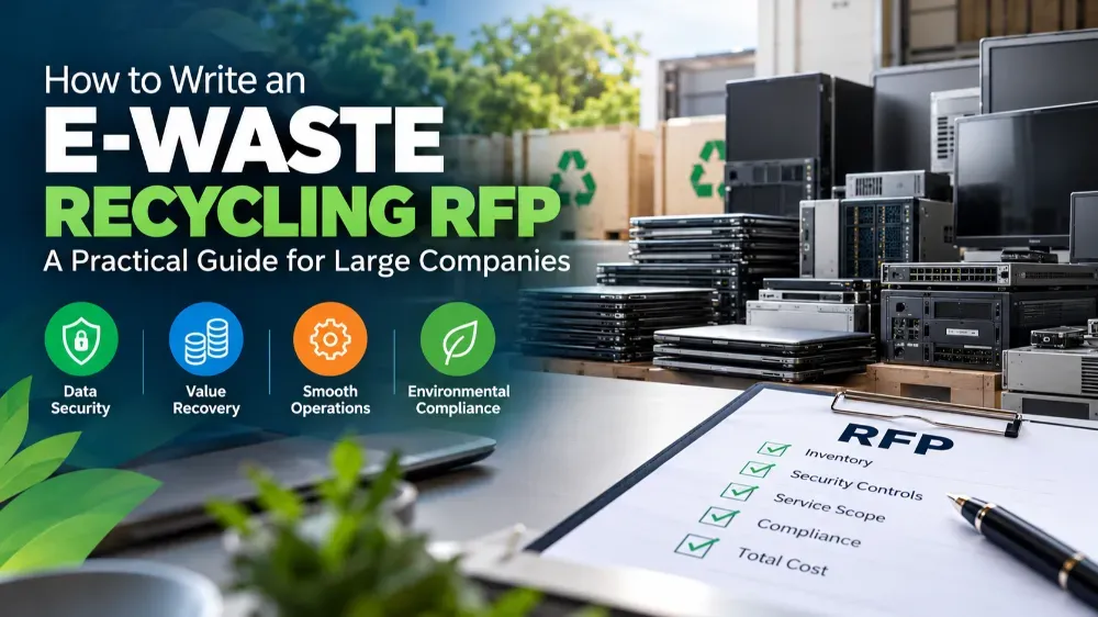 Corporate E-Waste Recycling RFP: What Enterprise Procurement Should Specify