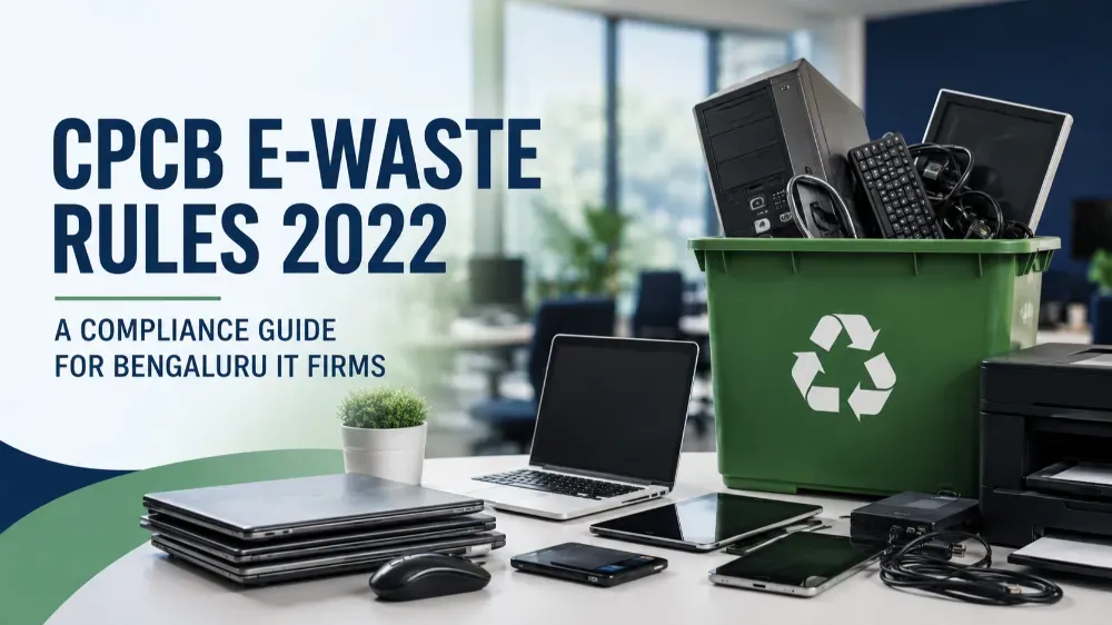 CPCB E-Waste Rules 2022: A Compliance Guide for Bengaluru IT Firms