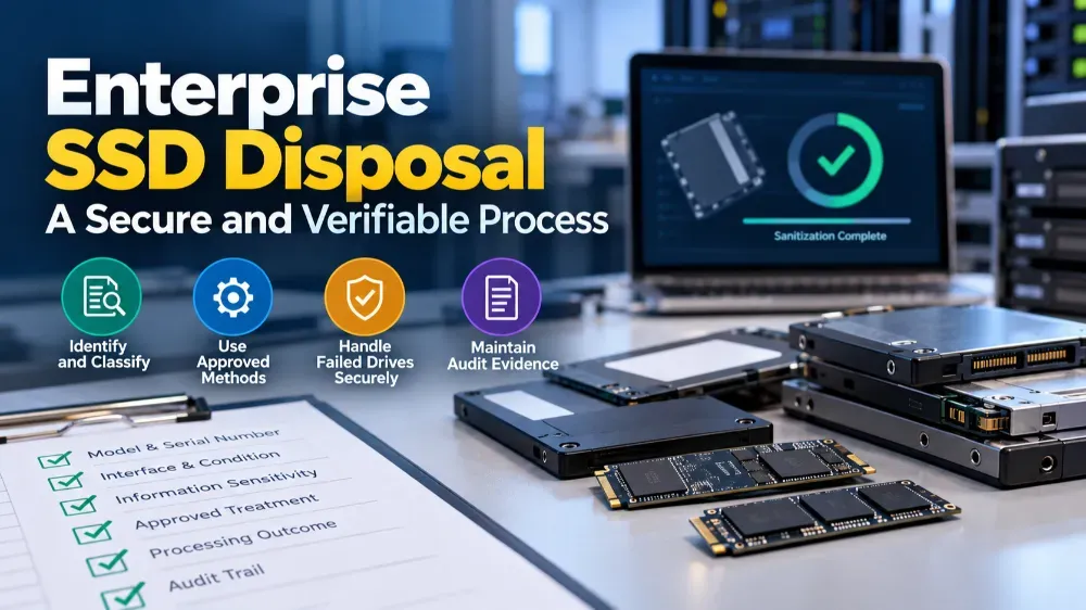 Enterprise SSD Disposal: Choosing an Evidence-Based Sanitization Route