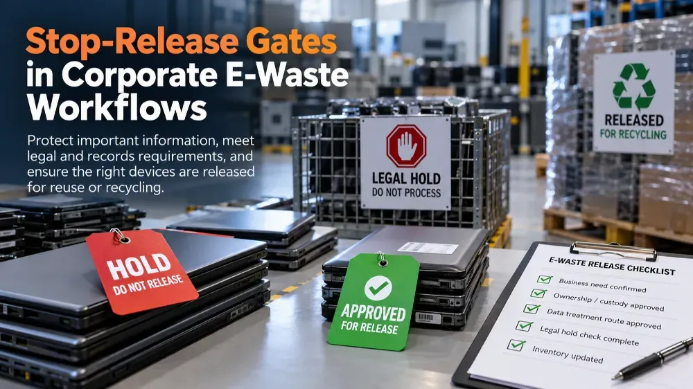 Legal Holds and E-Waste: Building a Stop-Release Gate for Corporate Devices