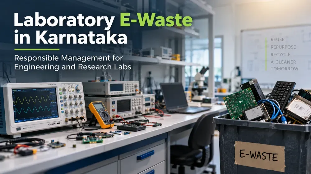 Recycling Electronics from Engineering and Research Laboratories in Karnataka