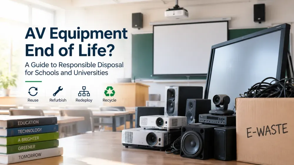 Replacing Outdated Smartboards and Projectors: Compliant AV Gear Recycling for Campuses